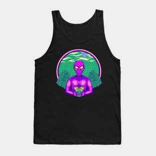 Alien Christmas Tank Top